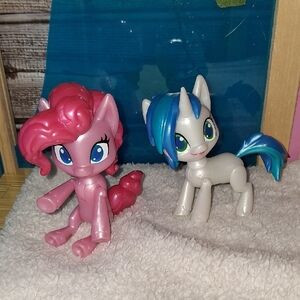 My Little Pony Pink and White Figures
